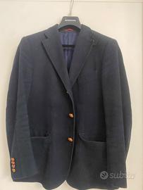 Giacca Blazer Reporter Navy - 100% Cotone - Taglia