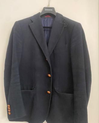 Giacca Blazer Reporter Navy - 100% Cotone - Taglia