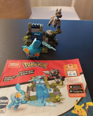 Pokemon Mega Construx Mudkip vs Poochyena