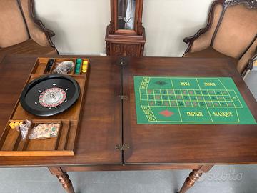 Tavolo da Gioco Multigioco Vintage in Legno Pregia