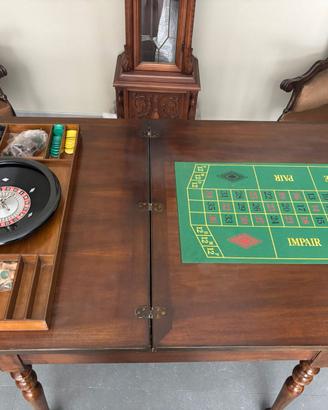 Tavolo da Gioco Multigioco Vintage in Legno Pregia