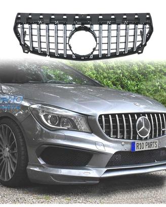 GRIGLIA MERCEDES LOOK AMG GT CLA C117 16-18 NERO C