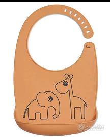 Done By Deer Bavetta Bavaglino in Silicone Arancio