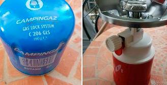 Fornello CAMPEGGIO  +  Cartuccia CAMPINGAZ 