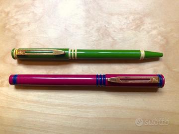 Stilografica e penna Waterman (coppia)