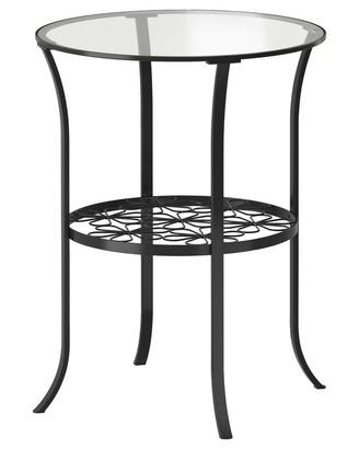 Tavolino vetro ferro Ikea
