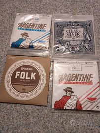 Corde per chitarra nuove varie