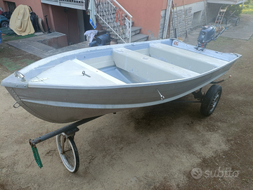 Barca stile Canadian 3,53 m