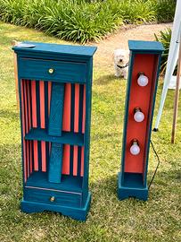 Libreria, Scaffale a colonna, Lampada da terra
