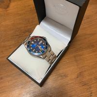 Orologio Orient Mako III usato ghiera Pepsi