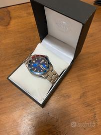 Orologio Orient Mako III usato ghiera Pepsi