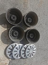 Cerchioni ferro 16" e Borchie copricerchio