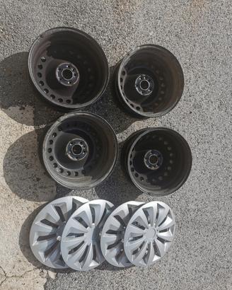 Cerchioni ferro 16" e Borchie copricerchio