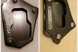Piastra allargamento cavalletto bmw gs dal 2013