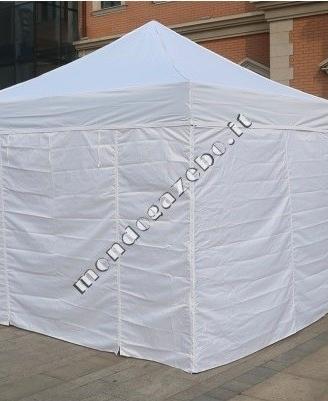 Gazebo 3x3 altamente professionale ALU60 con paret