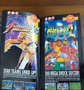 Snk Neogeo software catalog 1994 flyer originale