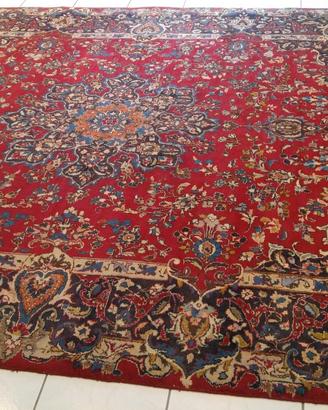 Tappeto persiano Kashmar firmato 355×257
