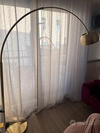 Lampada da terra arco oro