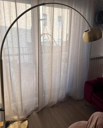 Lampada da terra arco oro