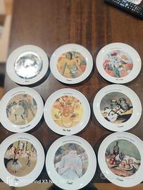 9 piatti artistici d'autore 