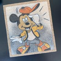 Quadro in sabbia artigianale Topolino