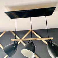 Lampadario stile industriale