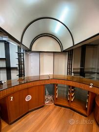 banchi in legno Iroko e Mogano 