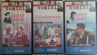Lotto 3 videocassette I Grandi Comici Pantmedia