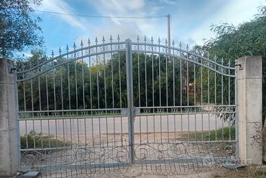 Cancello in ferro zincato