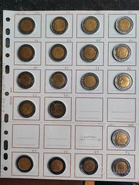 Lotto 19 Monete 500 Lire Bimetalliche .