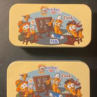 Coppia Scatola in latta MULINO BIANCO  20×10x5cm