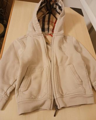 Felpa Burberry taglia 3 anni