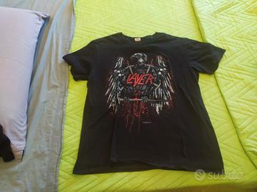 maglietta slayer L metal band