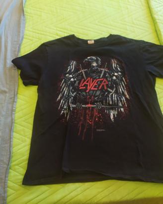 maglietta slayer L metal band