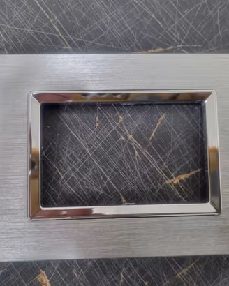 12 Placche Metallo Compatibili BTicino Matix Silve