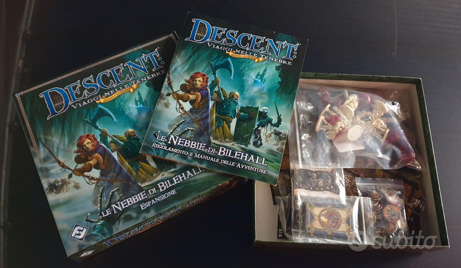 Giochi Uniti - Descent Seconda Edizione: Le Nebbie di Bilehall, Espansione  per Descent, Gioco da tavolo, Edizione italiana, GU503 : : Giochi  e giocattoli