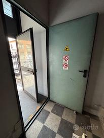 Porta taglia fuoco alluminio 1 mt x 2 mt
