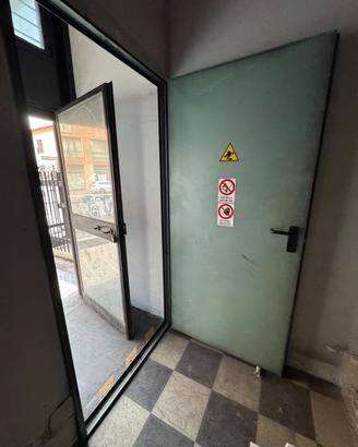 Porta taglia fuoco alluminio 1 mt x 2 mt