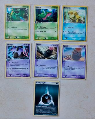 lotto Ex emerald Pokemon 