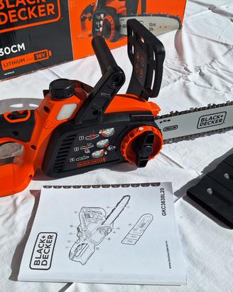 Motosega Black&Decker per batterie litio 36V