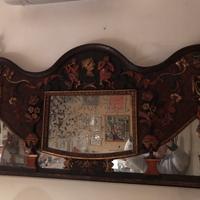 Caminiera specchiera settecentesca