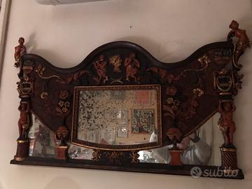 Caminiera specchiera settecentesca