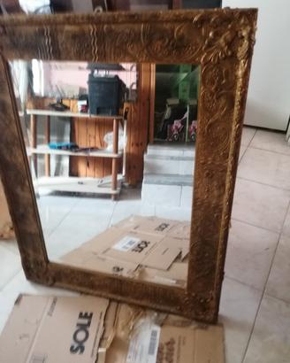 specchiera in legno 