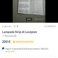 Lampada Strip di Luceplan