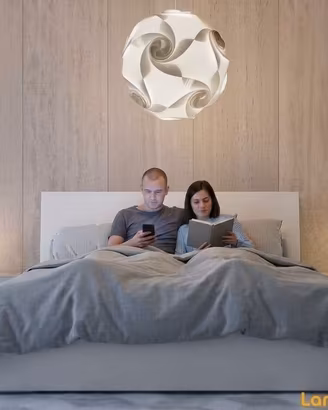 LAMPADARIO camera da letto + 2 LAMPADE da comodino