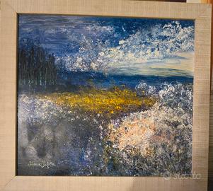Quadro dipinto originale firmato Silvana Jafolla 