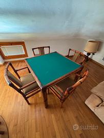 Tavolo ciliegio con 4 sedie