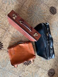 Tre valigette/borse da lavoro