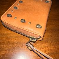 Portafogli zip in pelle Sendra