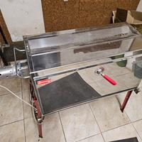 Girarrosto Spiedo Bresciano Inox 70cm a 4 lance